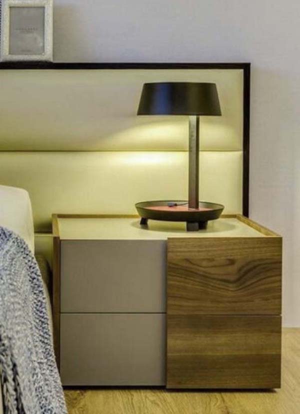 mẫu tủ đầu giường gỗ công nghiệp